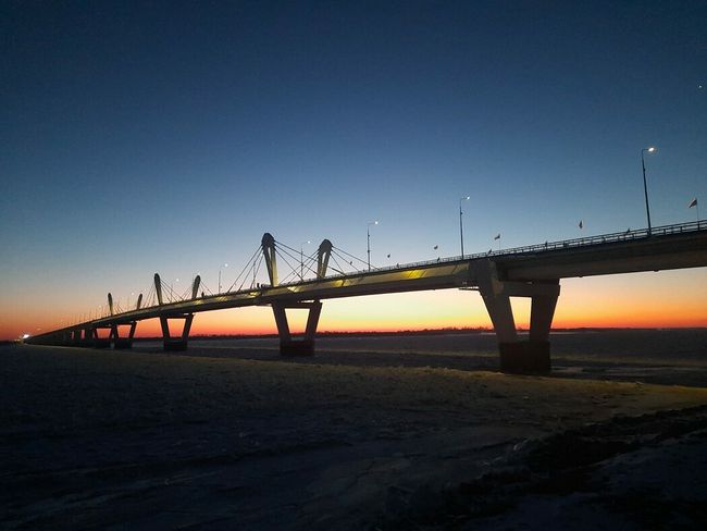 В Благовещенске пустили движение по новому мосту через Зею