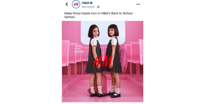 H&M удалил рекламную кампанию школьной формы из-за обвинений в &laquo;сексуализации&raquo; детей