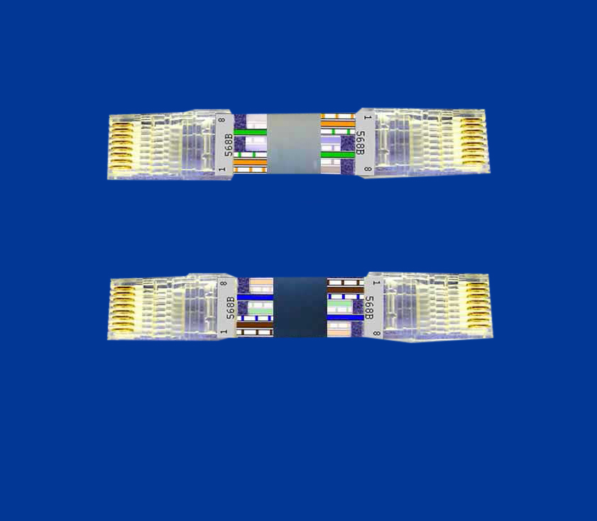 Распиновка веб кабеля RJ-45 на 4 и 8 проводов