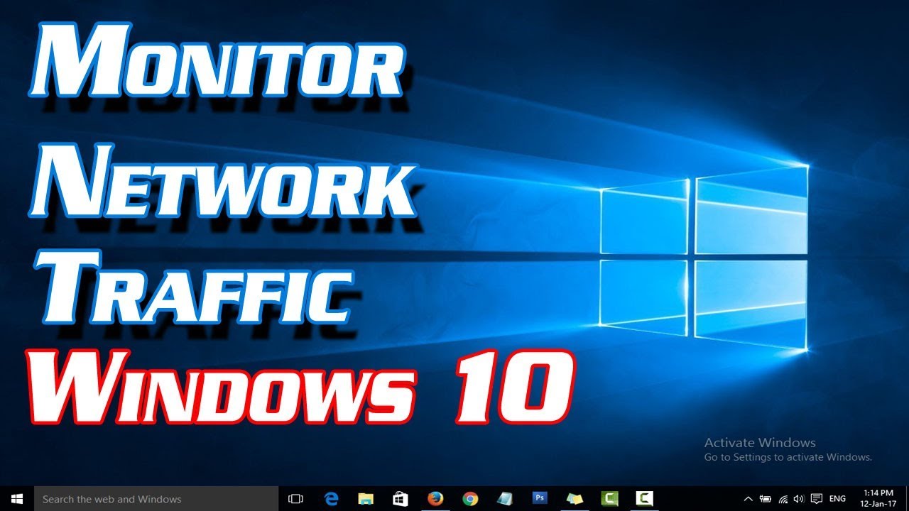 Контроль трафика веба на компьютере Windows 10