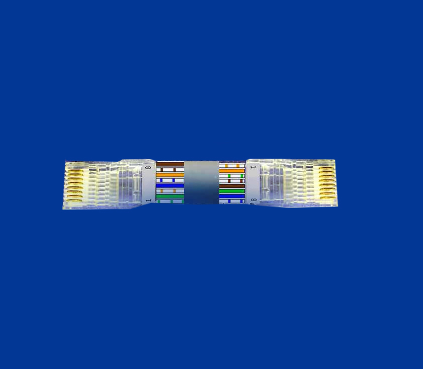 Распиновка веб кабеля RJ-45 на 4 и 8 проводов